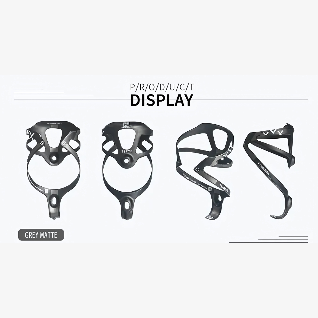 Portabotellas TOSEEK de Fibra de Carbono